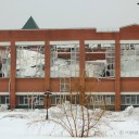 Крыша школьного спортзала в Бронницах не выдержала натиска снега